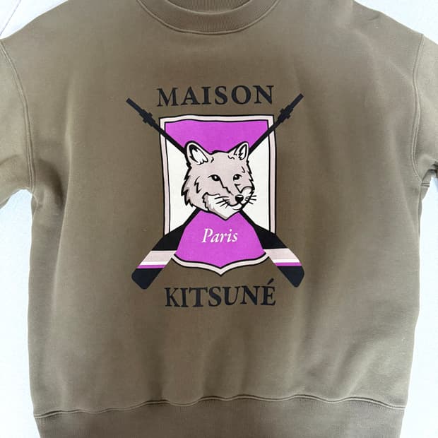 메종키츠네 맨투맨 s