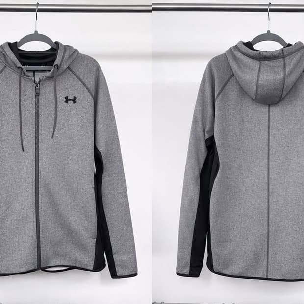 언더아머 후드 집업 자켓  