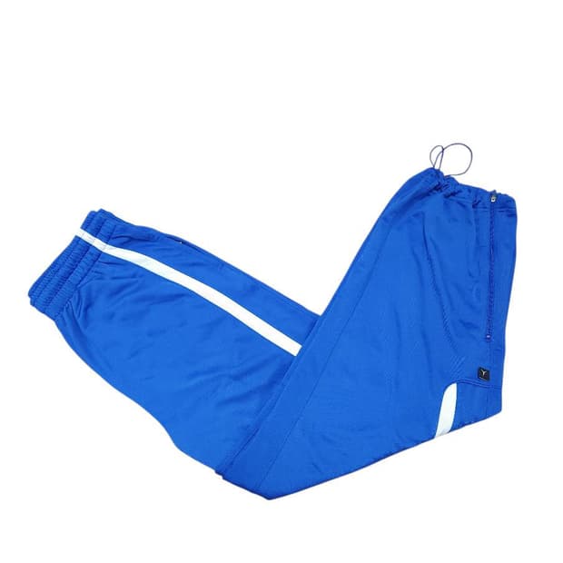 바배) 조던 빈티지 화이트 사이드 라인 블루 와이드 트랙팬츠