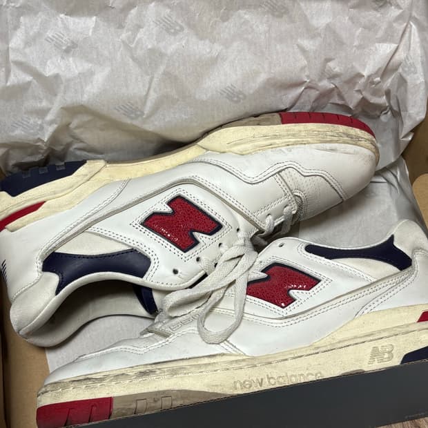 뉴발란스 x 에메 레온 도르 550 네이비 레드 (285)