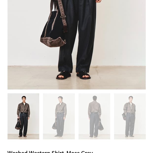 아트이프액츠 웨스턴 모스그레이 L