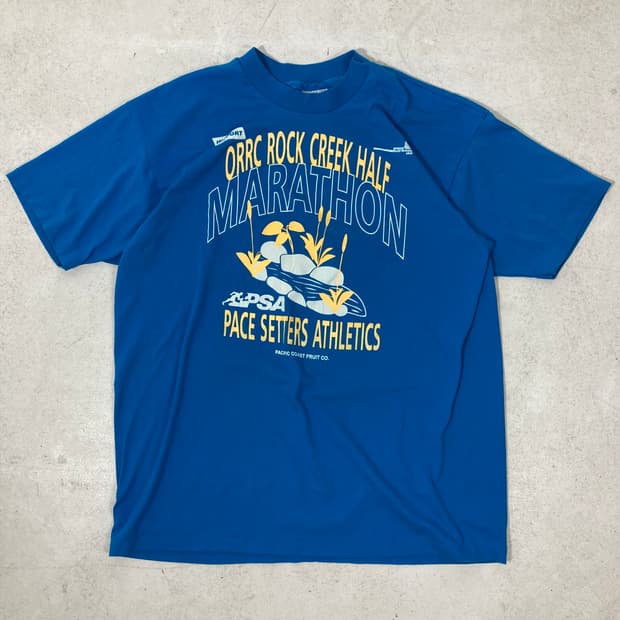 90s Single Stitched Tee (steel blue)