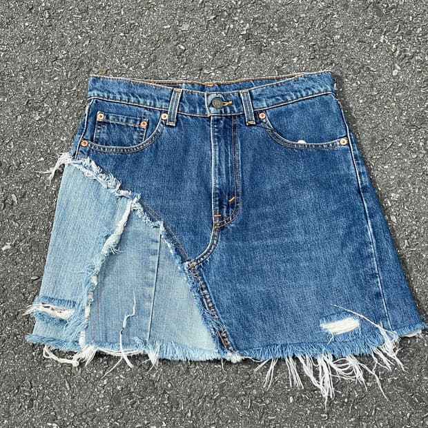 Kire kire 데님 스커트 p435