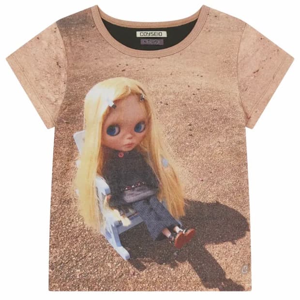 코이세이오 브라이스돌 그래픽 티 애쉬브라운