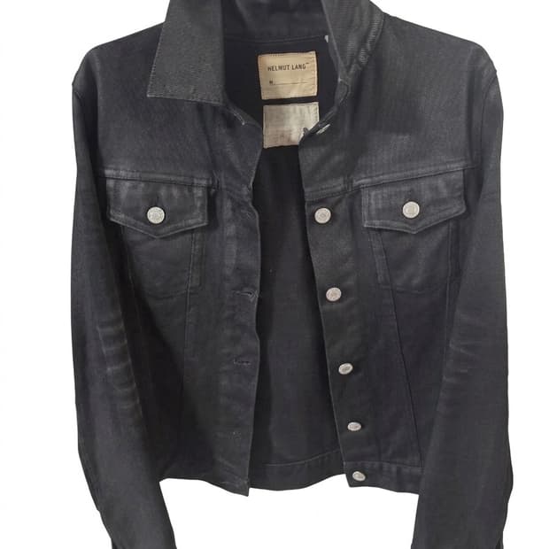 Helmut Lang 1999 Coated Denim Jacket
