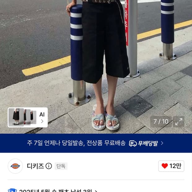 디키즈 42283 루즈핏 워크쇼츠