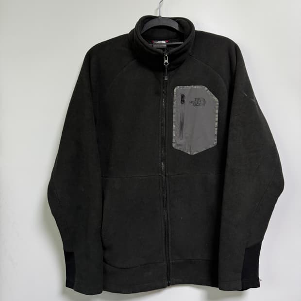 노스페이스 블랙 플리스 자켓 95-100