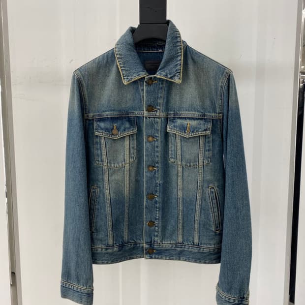 구매) 생로랑 데님자켓 청자켓 M 48사이즈