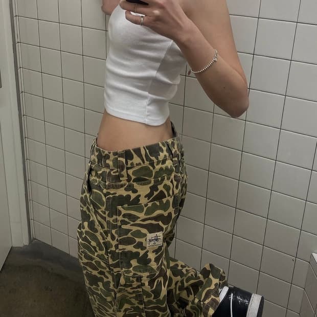 (28) 스투시 카모 워크팬츠 [새상품,택달림]