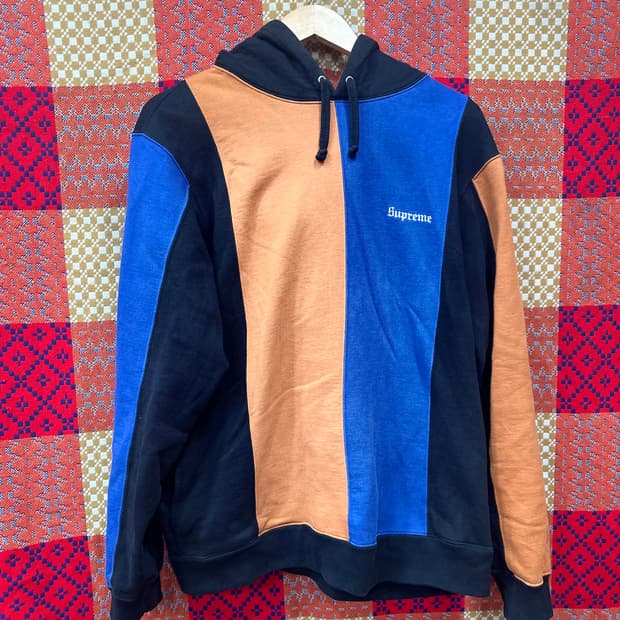 18fw 슈프림 트라이컬러 후드 m