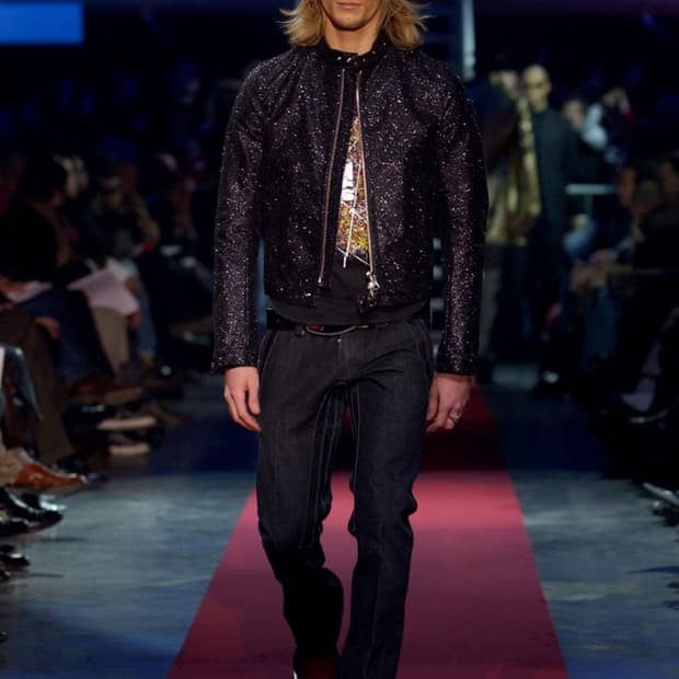 DSQUARED2 디스퀘어드 09/FW 레더-패치 업 트라우저