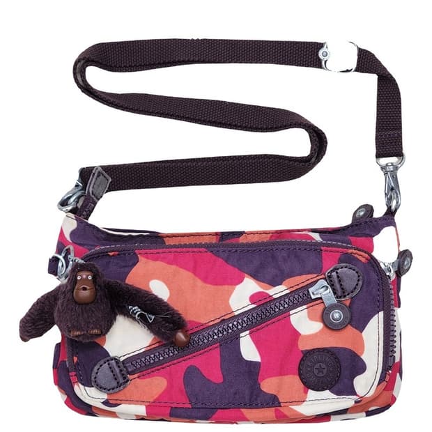 KIPLING 미니 카모플라쥬 크로스백