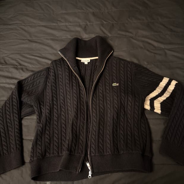 라코스테 케이블 니트 집업 XL 6사이즈