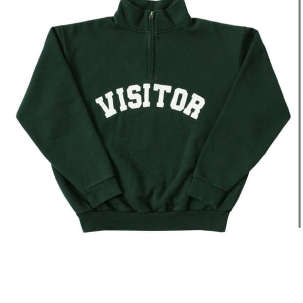 컬렉트피시스 비지터 집업 스웻셔츠 L사이즈