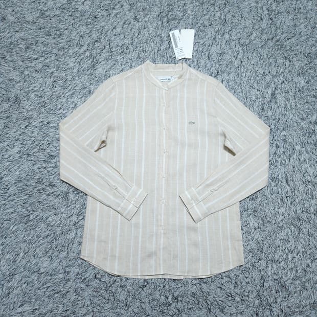 라코스테) 95(36) 여자 린넨셔츠남방 / 왕눈이샵