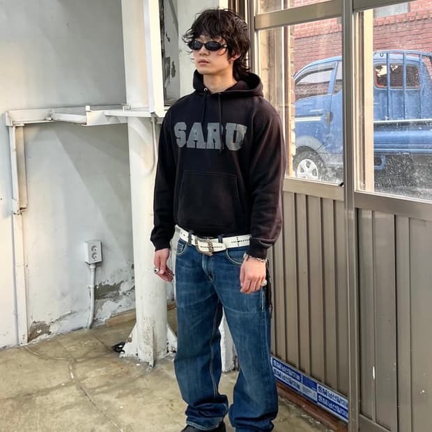 Santastic! saru skull hoodie