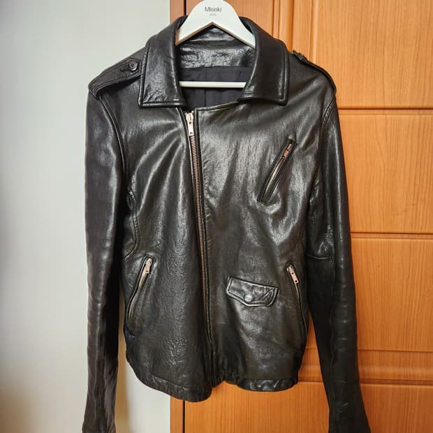 릭오웬스 스투지 레더자켓