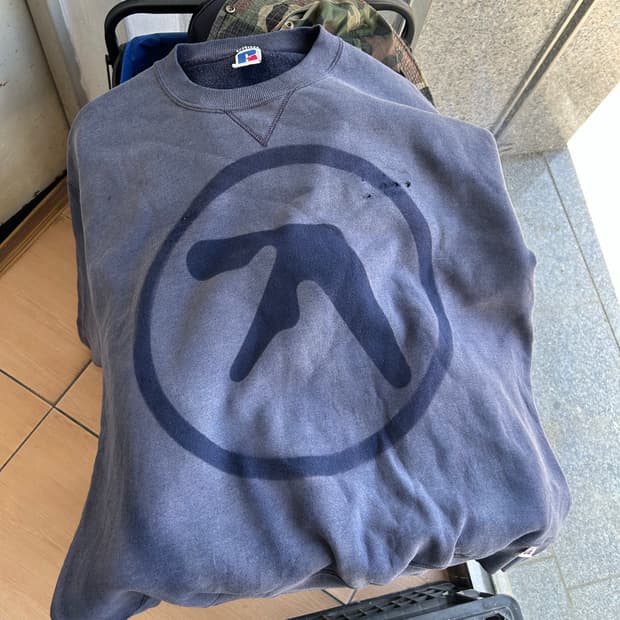 90‘s 러셀 에이펙스트윈 페이드 스웻셔츠