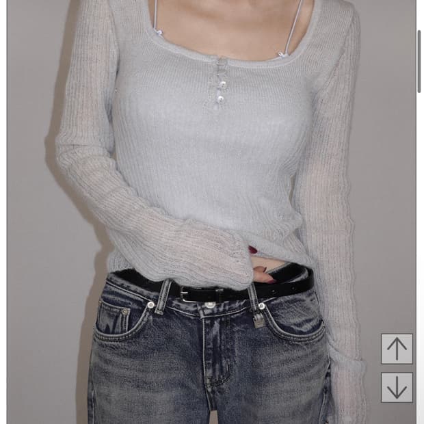 새상품 페일제이드 hairy lily knit 