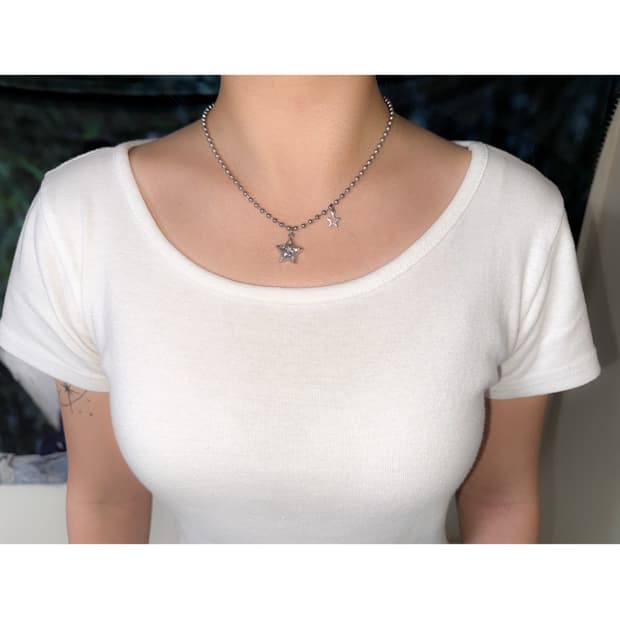 twinkle melt star necklace