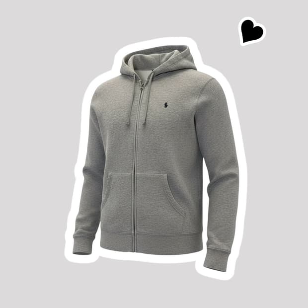 신형 여성 폴로 랄프로렌 그레이 후드집업