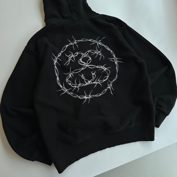 스투시 23F/W 바브 사슬링크 후드티