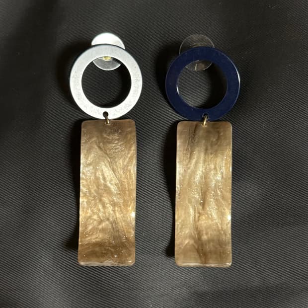 Marble Design Earrings