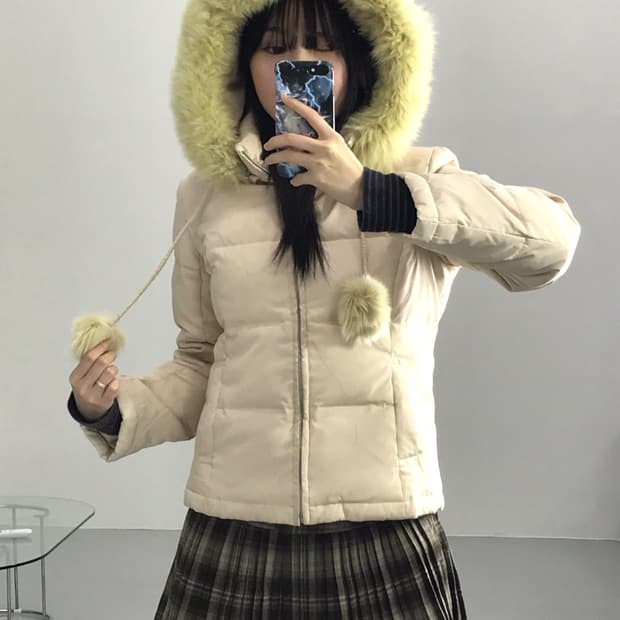 Jpn Poly Kitsch Puffer Jackets