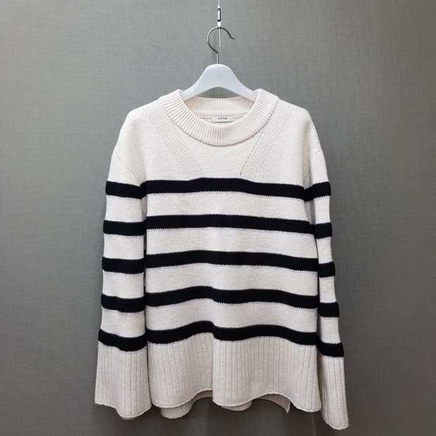 한섬 시스템 2021 루즈핏 스프라이트 니트 F사이즈