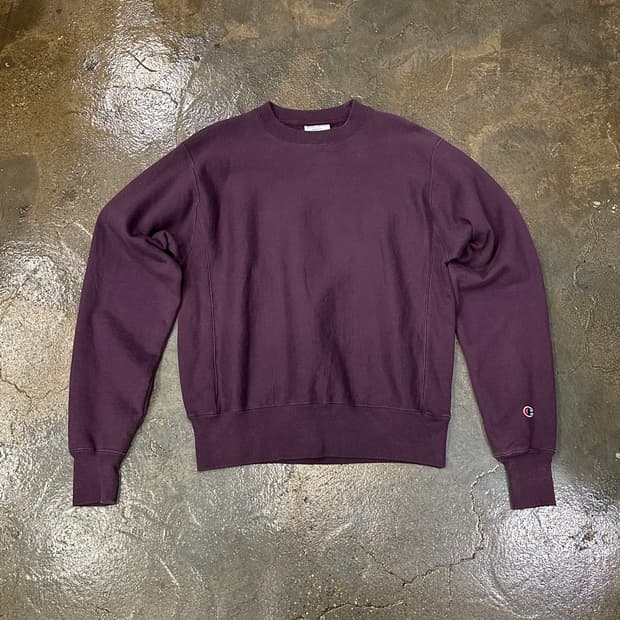 챔피온 리버스위브 맨투맨 퍼플 S