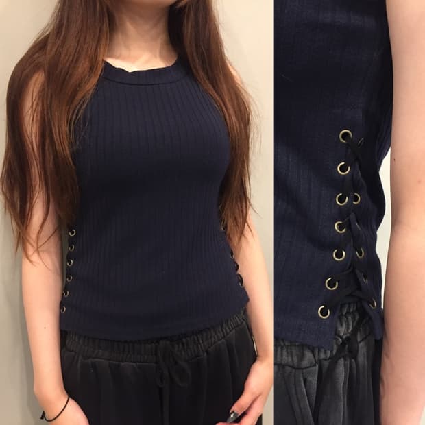 D.i.a Side Lace-Up Sleeveless Top