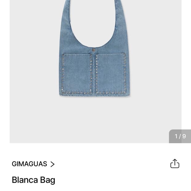 Gimaguas denim blanca bag