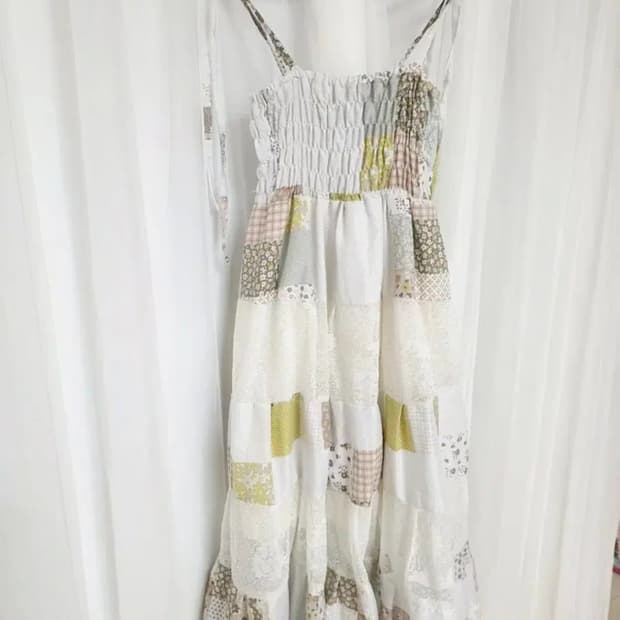 나뭇잎 리얼패치원피스