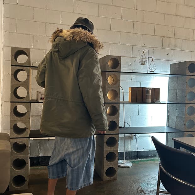 60s N-3B 파카 skyline