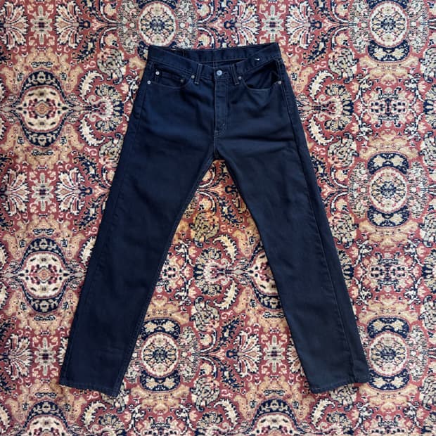 빈티지 리바이스 505 블랙 진 데님 32 (660)