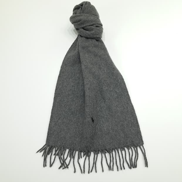 MX298 폴로 랄프로렌 그레이 캐시미어 목도리 머플러
