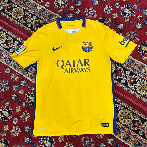 나이키 바르셀로나 15-16시즌 어웨이 유니폼 M