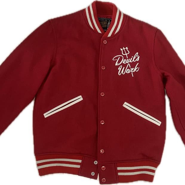 히스테릭글래머 바시티 자켓