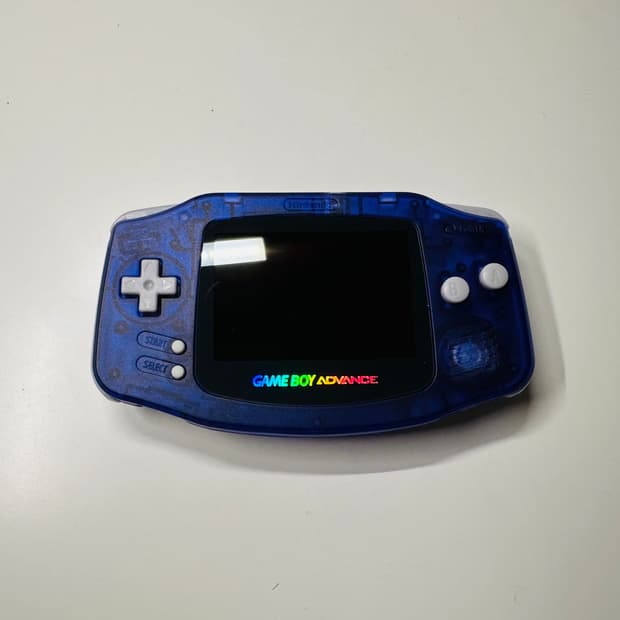 닌텐도 GBA 게임보이 어드밴스 클리어 블루 백라이트 에디션 판매