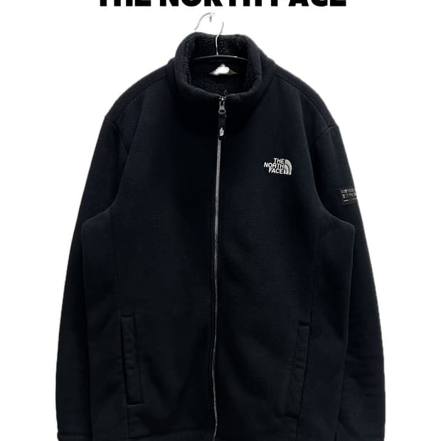노스페이스 화이트라벨 로얄톤 플리스 집업 자켓 블랙