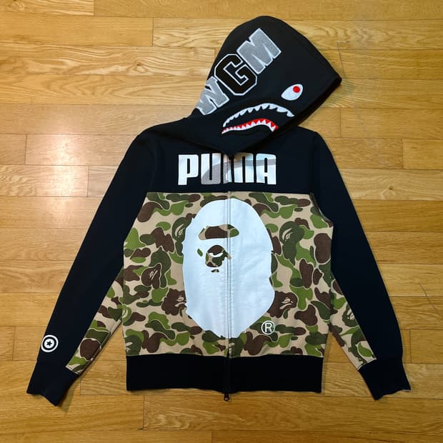 2015F/W 베이프 X 푸마 ABC 카모 샤크후드 정품