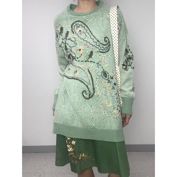 빈티지 히피 니트 원피스
