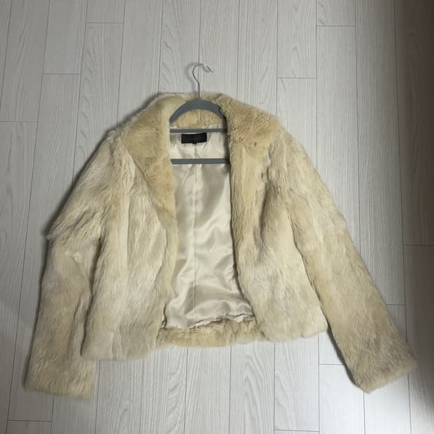 일본빈티지 리얼 래빗퍼자캣