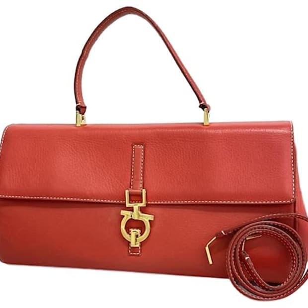 [정품] 페라가모 00's 탑핸들 레더백