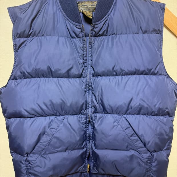 8~90‘s 에디바우어 구스다운베스트 조끼