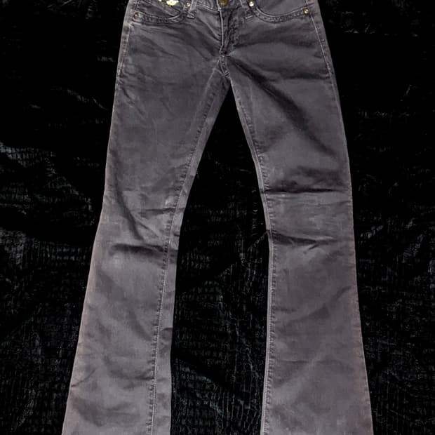 [Robins Jeans] 로빈스진 y2k 로우라이즈 세미부츠컷 팬츠