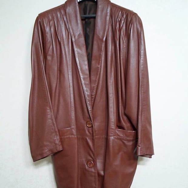 발리 정품 양가죽 자켓