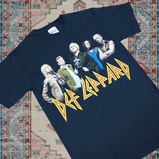 Def Leppard 데프 레퍼드 2007 투어 빈티지 락 티셔츠 S