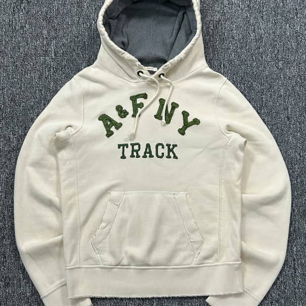 아베크롬비 TRACK 기모 후드티 M