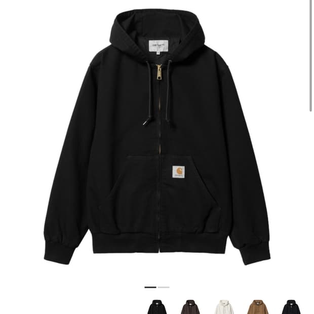 칼하트 후드 자켓